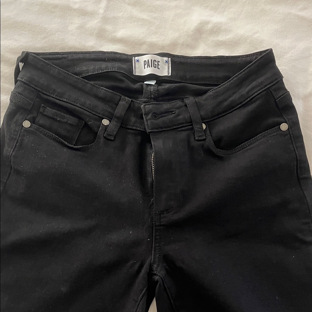 PAIGE Women’s Black Skinny Jeans